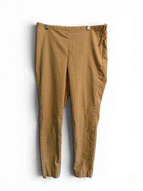 J. McLaughlin Women's Skinny Side Zip Pants Trousers in Khaki Size 8